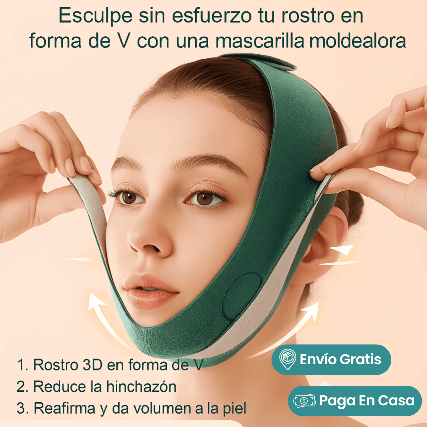 Esculpe Tu Rostro|Faja Facial SleepLift® 2 En 1