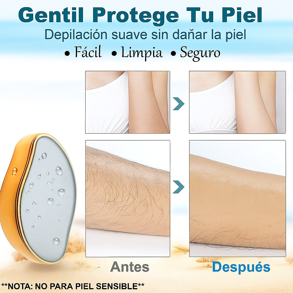 Elimina el vello rápido | Depilador De Cristal SmoothGlow®